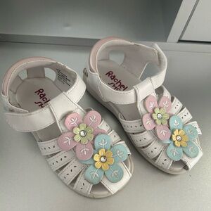 Rachel Shoes White and Pink Summer Sandals